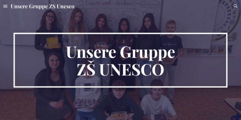 Žáci sedmého ročníku si připravili projekt v podobě vlastních webových stránek v německém jazyce