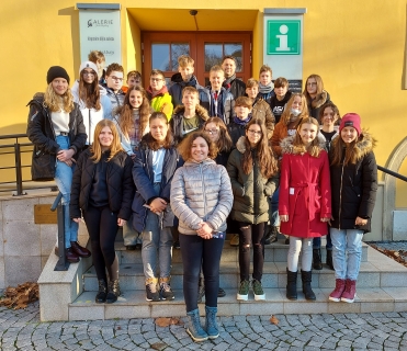 Žáci sedmých tříd navštívili expozici o historii města Uherského Hradiště v Jezuitské koleji