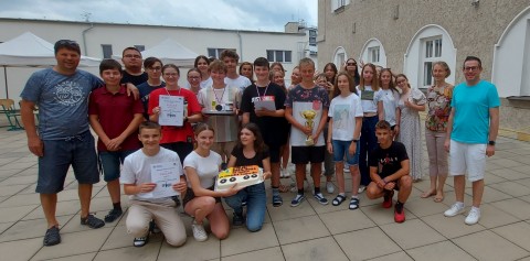 Předání cen žákům a třídám za sběr papíru, elektra a železa 2022/23