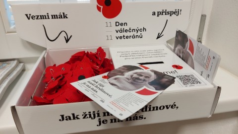 Sbírka ke Dni válečných veteránů na naší škole