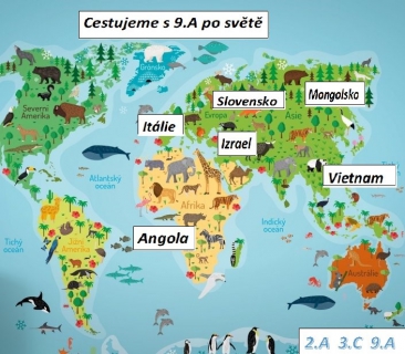 Cestujeme s deváťáky po světě (2.A, 3.C)