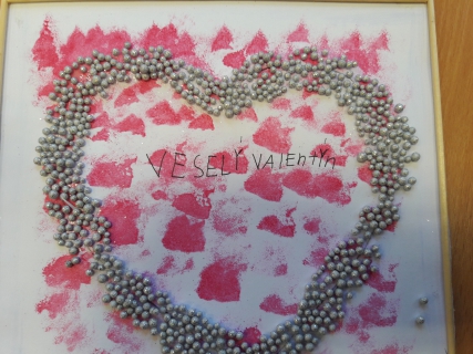 Valentýnské dílničky 5. C s žáky ZŠ speciální