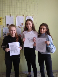 Tvorba kaligramů v 9. A