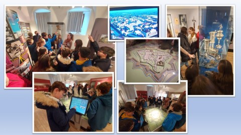 Žáci 7.B navštívili expozici o historii města Uherského Hradiště v Jezuitské koleji