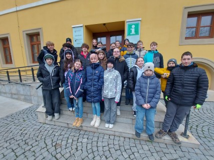 Žáci 7.A navštívili expozici o historii města Uherského Hradiště v Jezuitské koleji