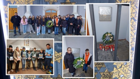 Žáci naší školy si připomínají Den památky obětí holocaustu a předcházení zločinů proti lidskosti