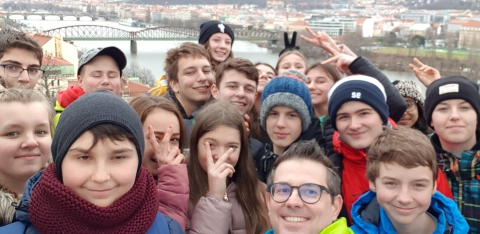 Exkurze 8.B na Vyšehrad a do Národního divadla