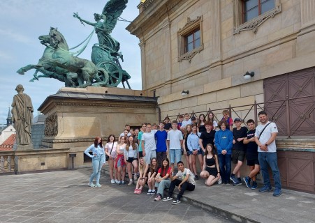 Exkurze žáků 8.C na Vyšehrad a do Národního divadla