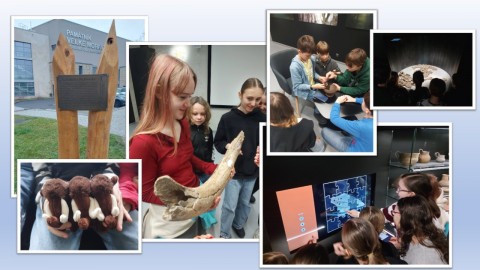 Žáci 6.C navštívili expozici Pravěk Uherskohradišťska