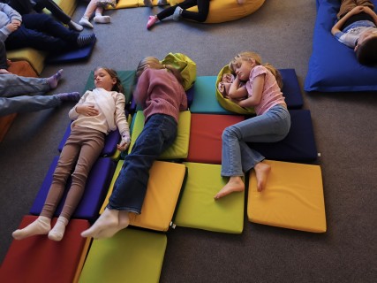 1.B a školní relaxační komnata