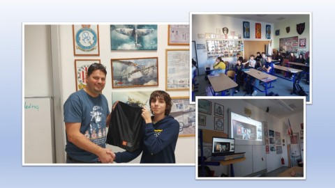 Virtuální prohlídka jaderné elektrárny Temelín s žáky 9.C