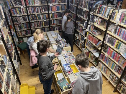 Čtení v knihovně BBB - 5. C