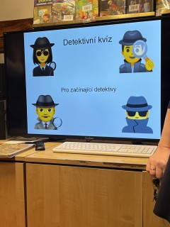 Návštěva knihovny ve znamení detektivek