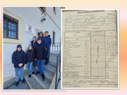 Pátrání po osudech bývalých židovských žáků naší školy