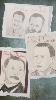 Portréty v učebně literatury