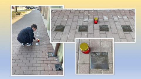 Jiří Vajčner z 9.A  pátral po osudech obětí II. světové války ve Veselí nad Moravou