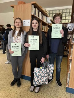 Klára Dvouletá vybojovala 1. místo v ruském jazyce
