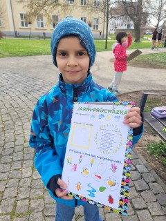 Jarní procházka v prvouce - 1.C