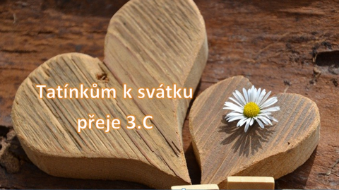 Tatínkům k svátku přeje 3.C