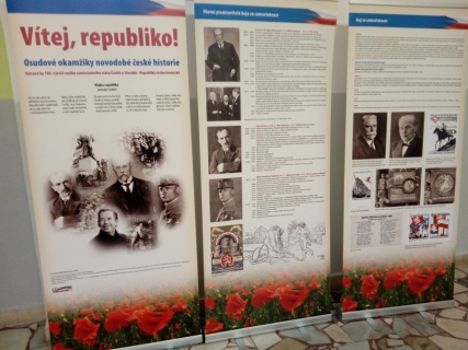 Výstava - Vítej, republiko! v listopadu na naší škole