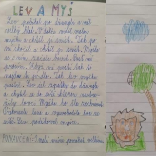 Lev a myš - 3. A