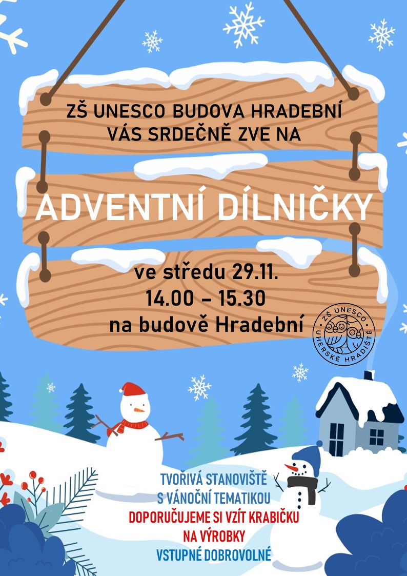 Adventní dílničky 2023